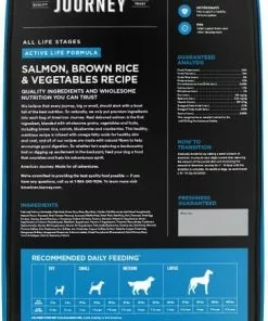 American Journey Active Life Formula Turkey & Garden Vegetables Recipe Canned Food + Salmon, Brown Rice & Vegetables Recipe Dry Dog Food -American Journey Store 570038 PT6. SY630 V1657660051