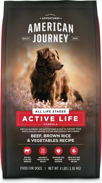 American Journey Active Life Formula Beef & Garden Vegetables Recipe Canned Food + Beef, Brown Rice & Vegetables Recipe Dry Dog Food 7 American Journey Active Life Formula Beef & Garden Vegetables Recipe Canned Food + Beef, Brown Rice & Vegetables Recipe Dry Dog Food - Image 5