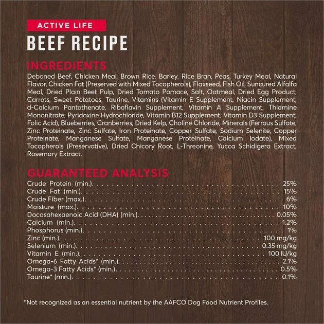 American Journey Active Life Formula Beef & Garden Vegetables Recipe Canned Food + Beef, Brown Rice & Vegetables Recipe Dry Dog Food 9 American Journey Active Life Formula Beef & Garden Vegetables Recipe Canned Food + Beef, Brown Rice & Vegetables Recipe Dry Dog Food - Image 7