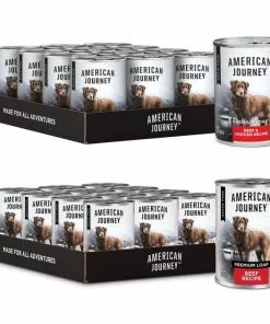 American Journey Beef Recipe + Beef & Chicken Recipe Canned Dog Food