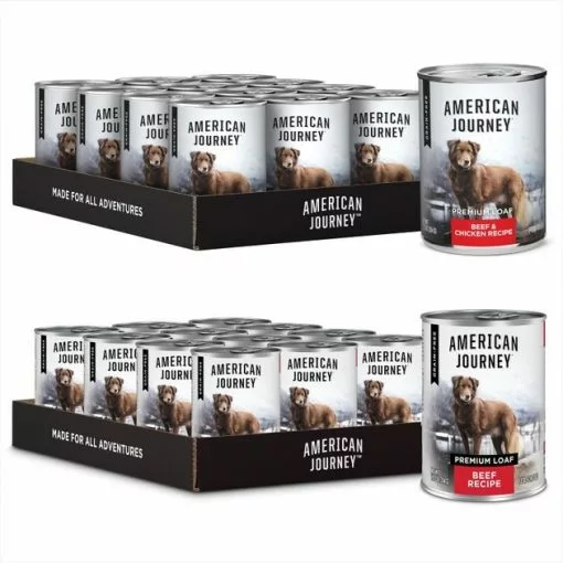 American Journey Beef Recipe + Beef & Chicken Recipe Canned Dog Food -American Journey Store 574662 MAIN. SY630 V1657660394